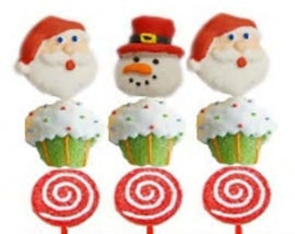 Christmas 3 Piece Candy Kabobs