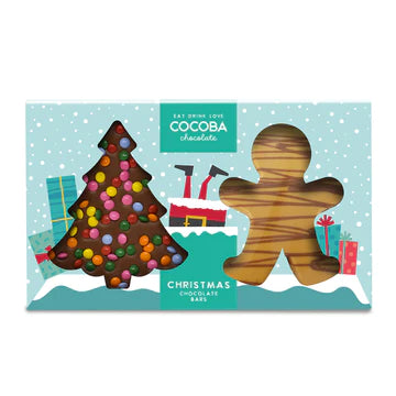 Cocoba Christmas Chocolate Bars