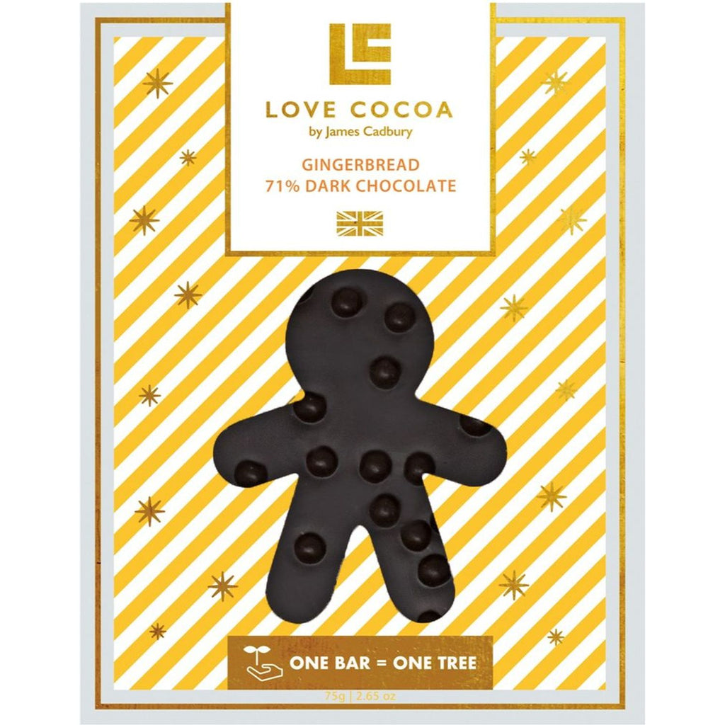 Love Cocoa Gingerbread Dark Chocolate Bar