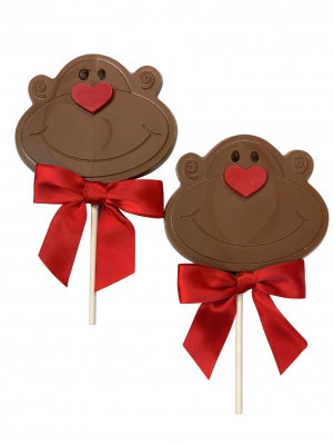 Milk Chocolate Some monkey Loves You! Suckers