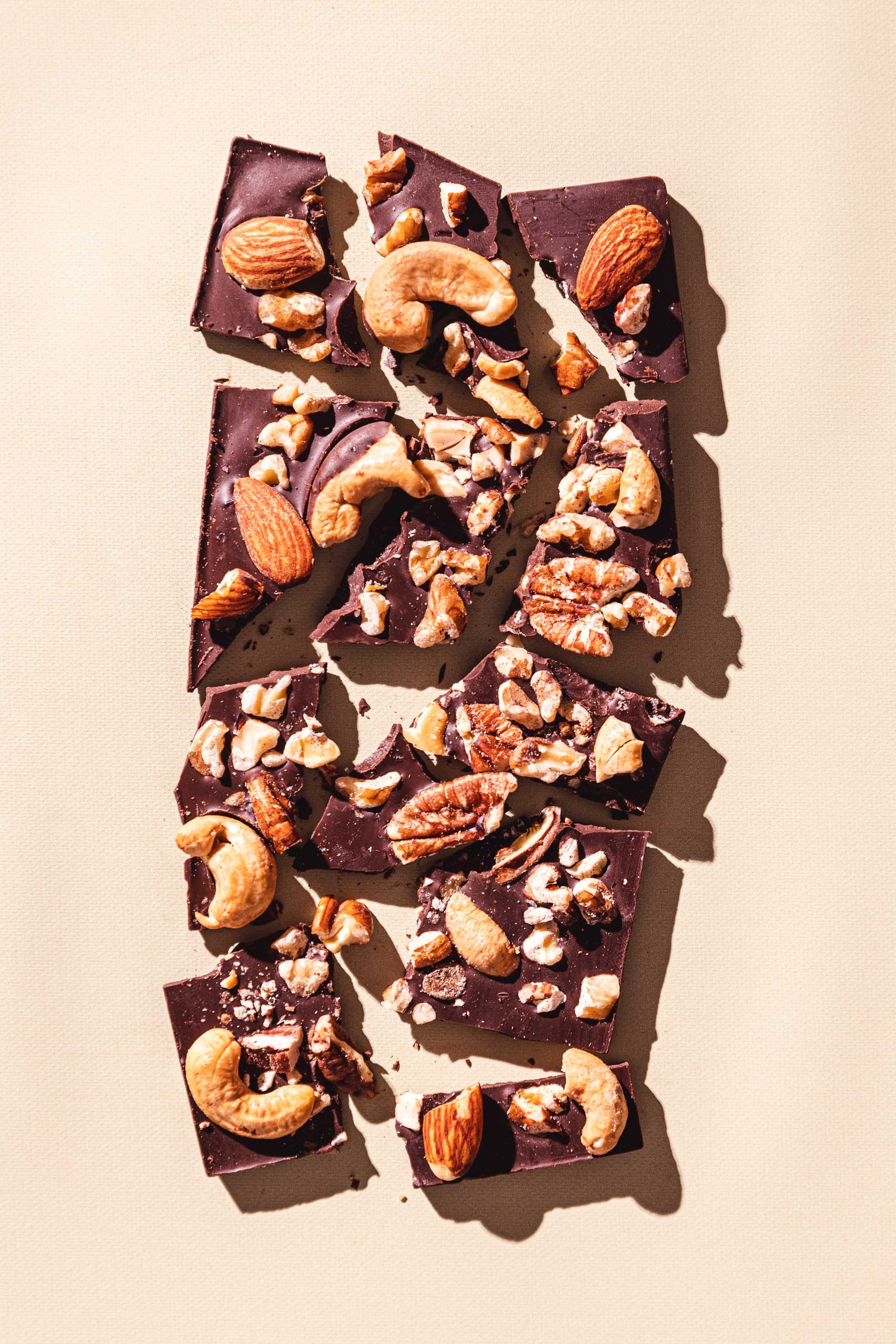 Vegan Organic Dark Chocolate Mixed Nuts Sea Salt - Energy