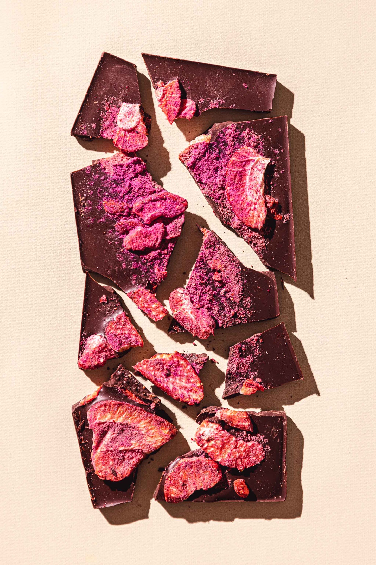 Vegan Organic Dark Chocolate Strawberry Goji Acai - Superfood