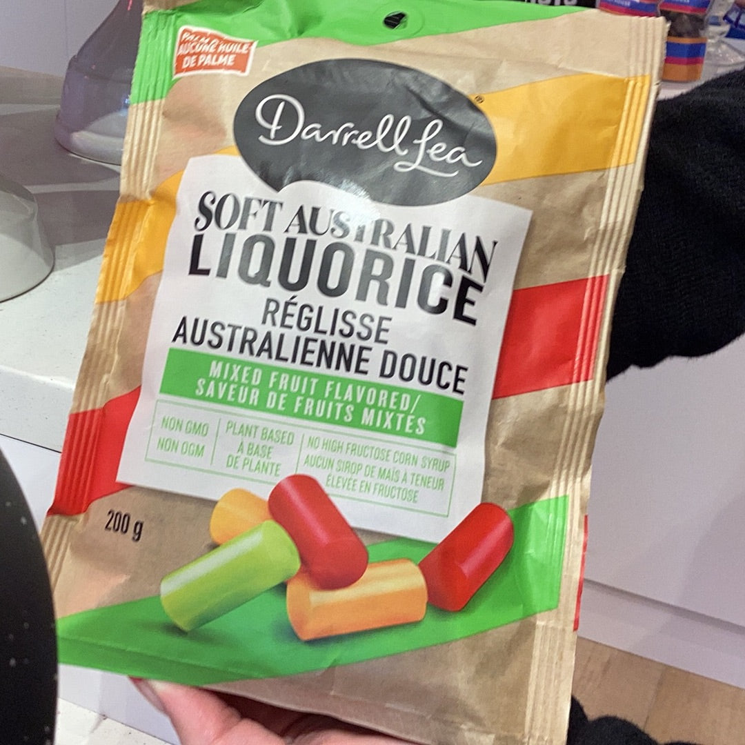Darrell Lea Soft Australian Liquorice- Mixed fruit