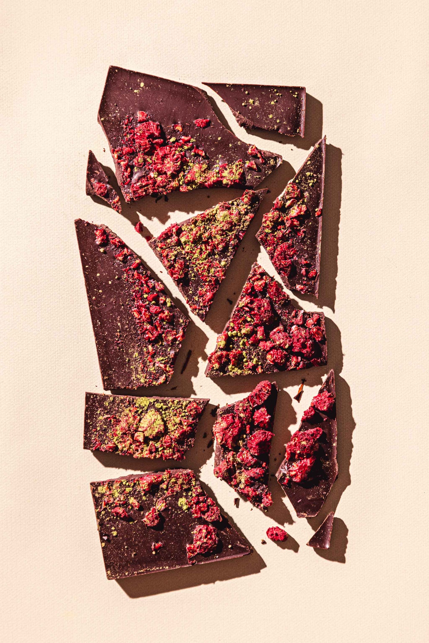 Vegan Organic Dark Chocolate Matcha Raspberry Reishi - Healing