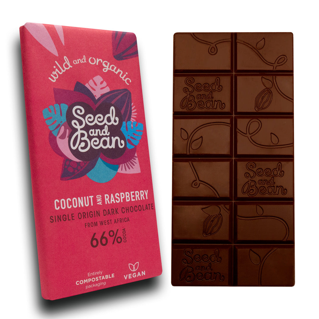 Coconut & Raspberry Extra Dark Chocolate