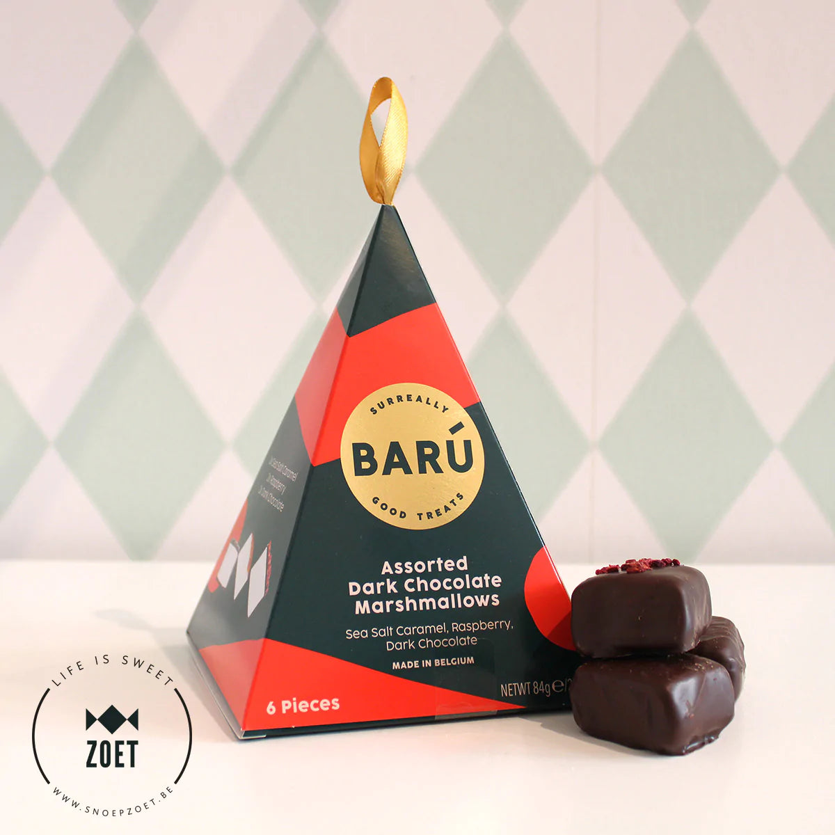BARU Assorted Dark Chocolate Marshmallows