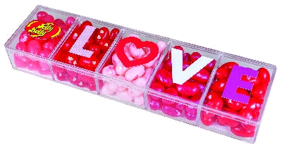 LOVE 5 Flavours Clear Gift Box Jelly Beans