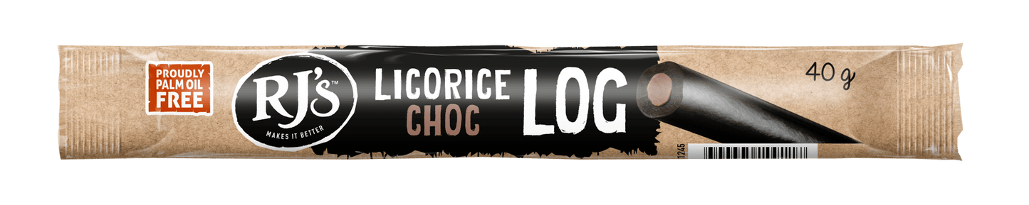 RJ's Black Licorice Chocolate Logs